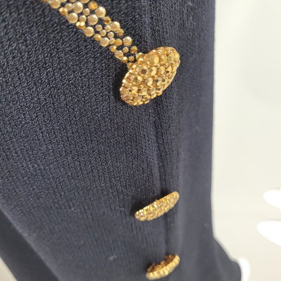 St John Evening Winter Evening Dress Long Sleeve - Picture 5 of 10